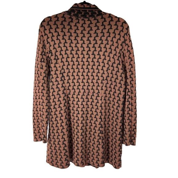 Willow Brown Black‎ Button Up Sweater Jacket Sz M - Picture 2 of 7